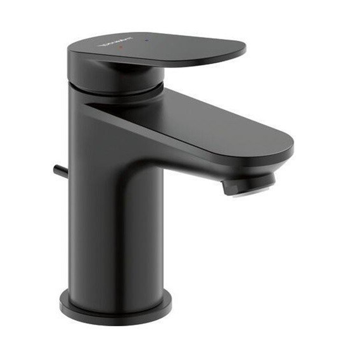 Смесители M Однорычажный смеситель для умывальника с донным клапаном, черный матовый 