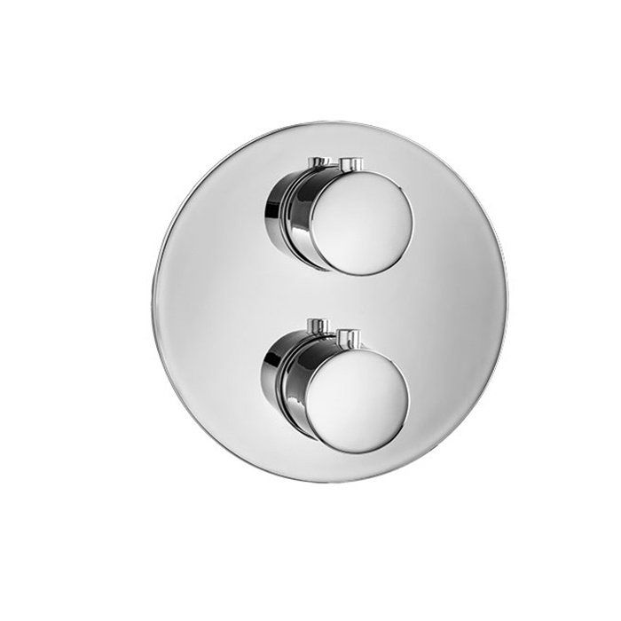 Смесители Термостат для ванны на 2 потребителя, внешняя часть, хром 