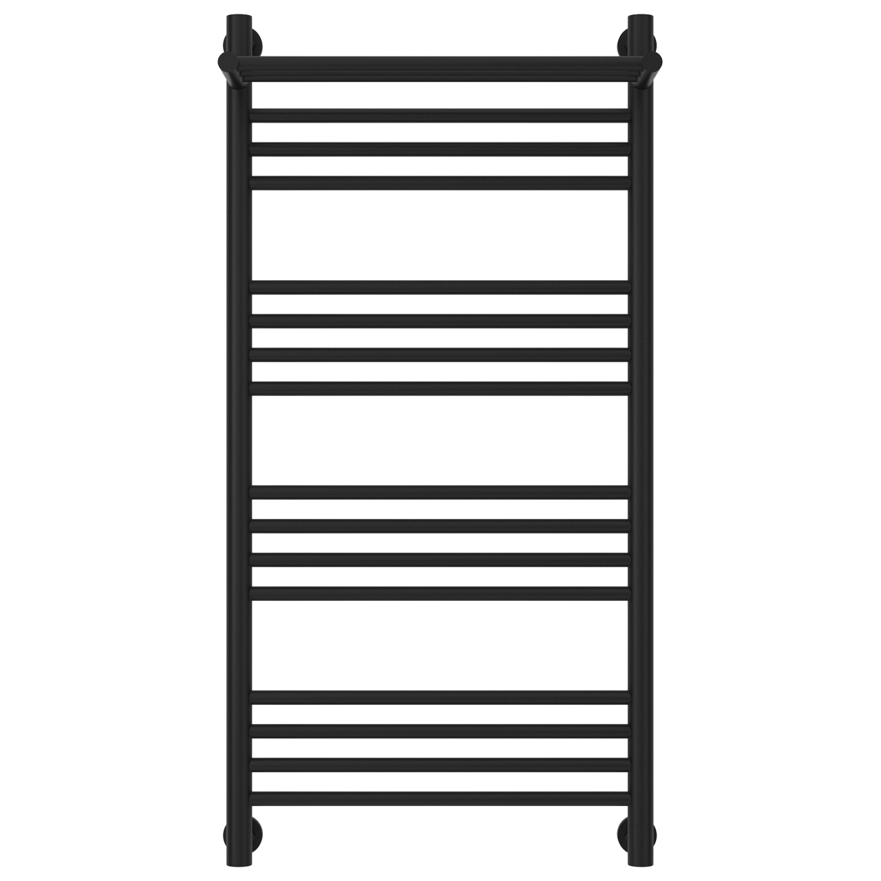 Полотенцесушители Полотенцесушитель с 1 полкой 1000х500 (Матовый чёрный) 