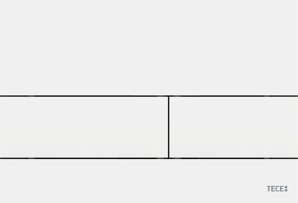Системы инсталляции Панель смыва, металл, белый матовый 
