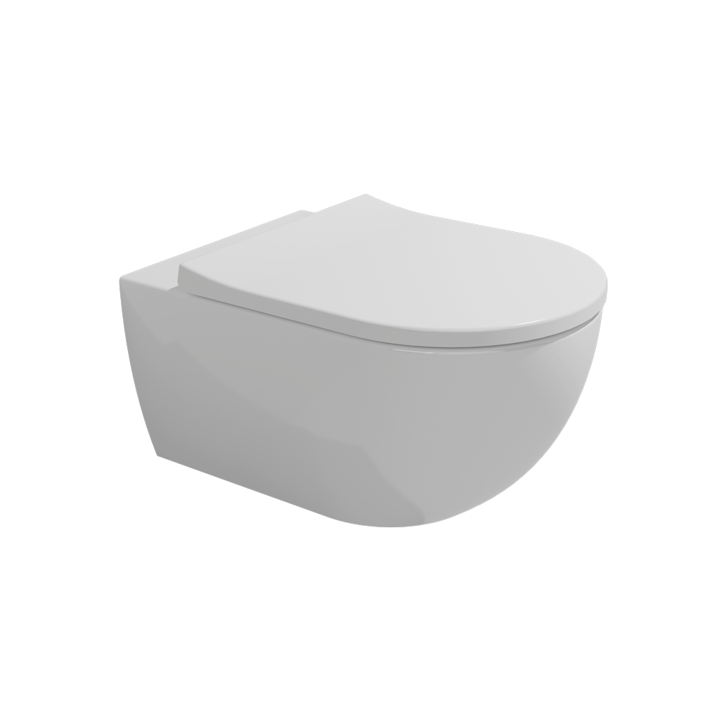 Унитаз 540x360x270 мм, подвесной с системой GoClean, крепление в комплекте, керамика, цвет белый Унитаз 540x360x270 мм, подвесной с системой GoClean, крепление в комплекте, керамика, цвет белый