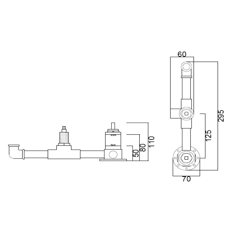 ZC0 Встраиваемая часть на 2 потребителя