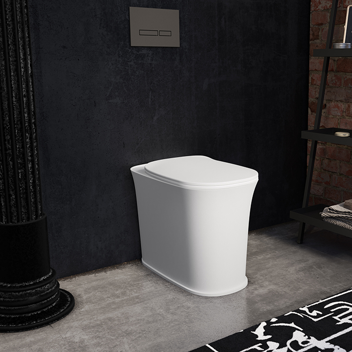 Сиденье для унитаза SLIM, быстросъемное, SoftClose, цвет белый матовый