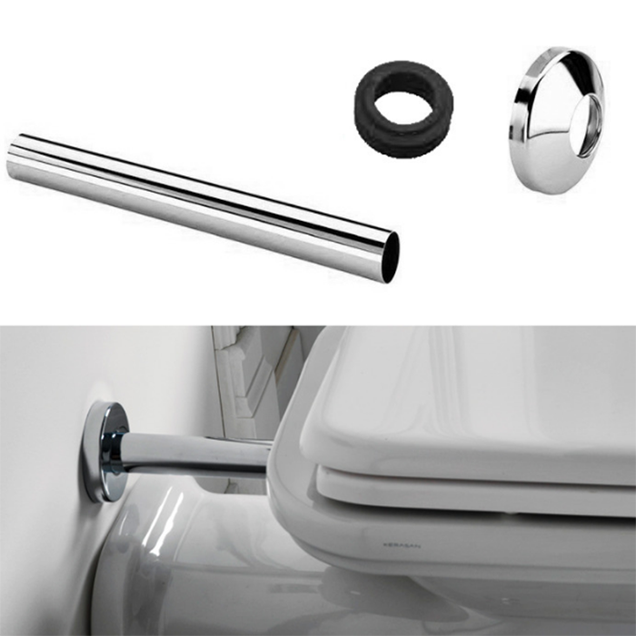 Соединение для смыва к напольному унитазу d=40 мм, цвет хром