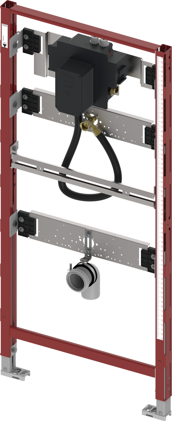 Системы инсталляции TECE Застенный модуль для писсуара с клапаном U2 без креплений (для электронных панелей смыва!) 