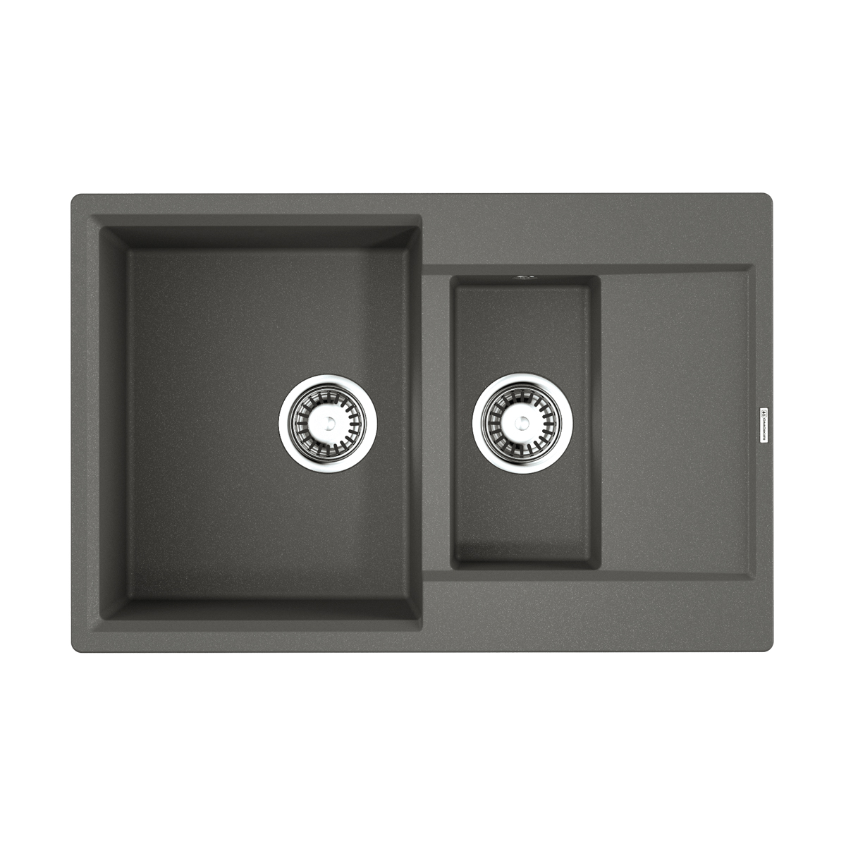 Кухонные мойки Кухонная мойка 780x510x230 Daisen 78-2T-PL Tetogranit/платина 