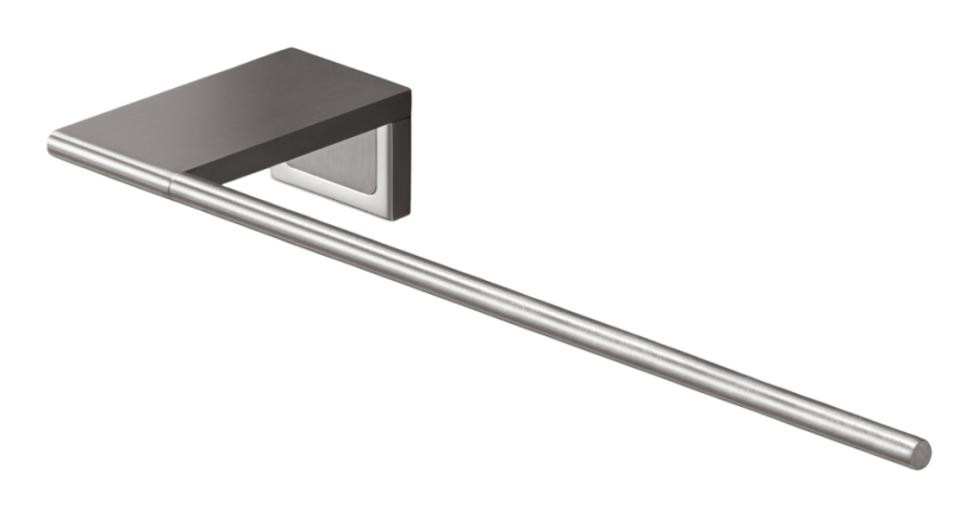 Полотенцедержатель Duet, цвет сатинированная нержавеющая сталь