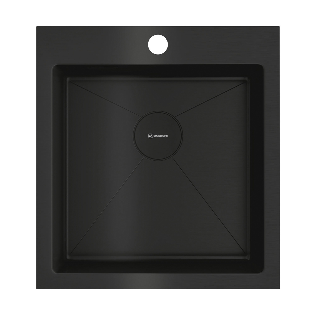 Кухонные мойки Кухонная мойка 460x510x200 Akisame 46-GB нержавеющая сталь/графит 