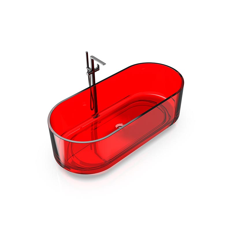 Ванны Ellipse shape Ванна 170x75x56 см, цвет Rubin # 040 (Wine Red 0700-AL497-05) 