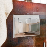 Системы инсталляции панель смыва унитаза TECEplanus для двойной системы смыва, хром глянцевый 