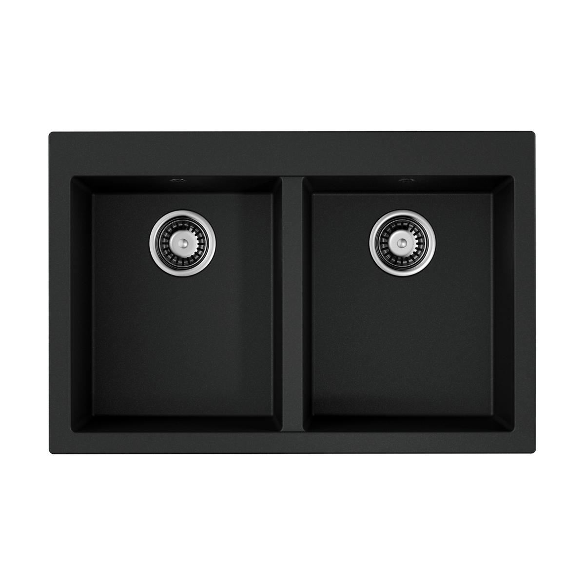 Кухонные мойки Кухонная мойка 800x530x200 Bosen 80-2-BL Tetogranit/черный 