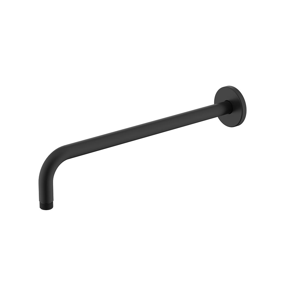 Комплектующие Держатель верхнего душа из стены 400 мм MATTE BLACK 