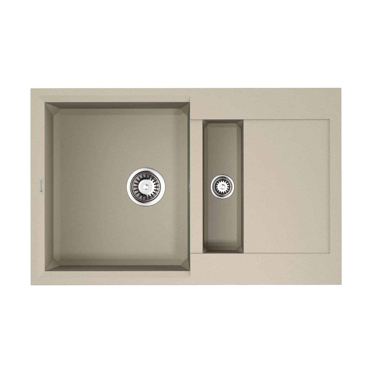 Кухонные мойки Кухонная мойка 780x500x220 Sakaime 78-2-SA Tetogranit/бежевый 