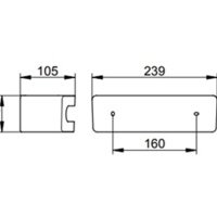 Аксессуары для ванной Корзинка для душа (хром | антрацит) 
