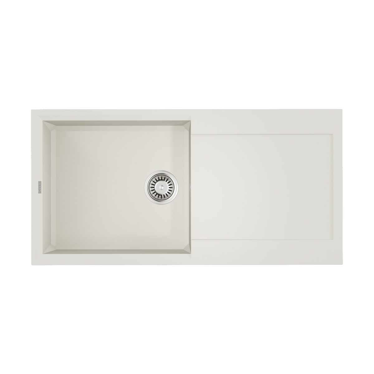 Кухонные мойки Кухонная мойка 1000x500x200 Sakaime 100-WH Tetogranit/белый 