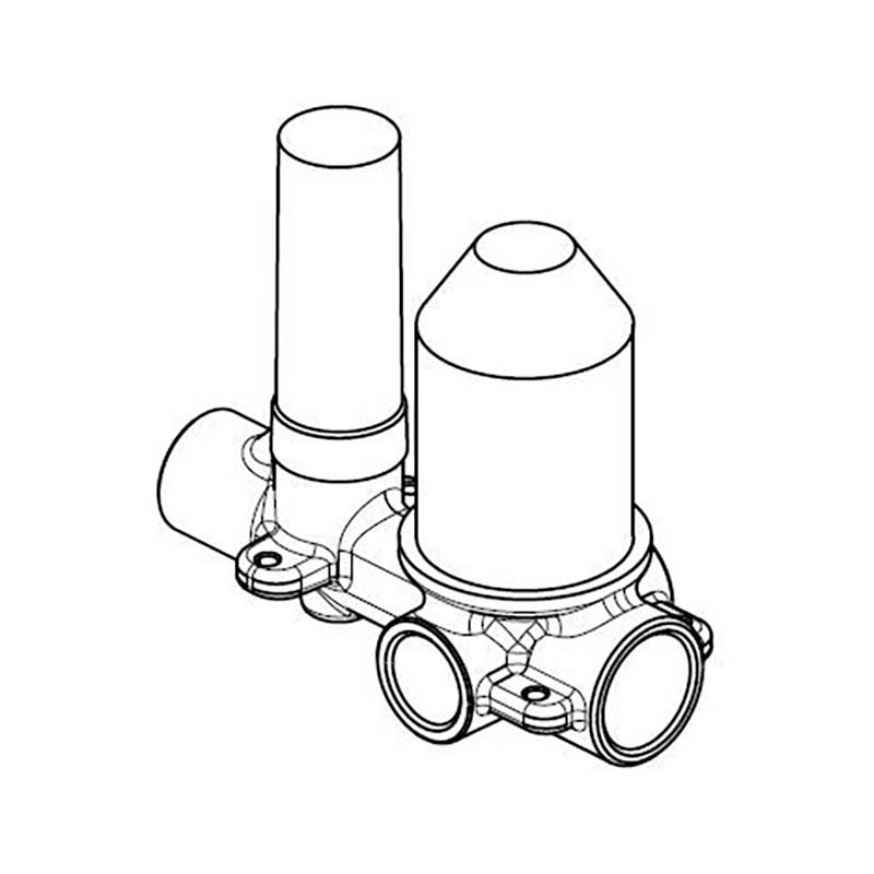 Смесители Внутренняя часть смесителя на 2 потока воды 