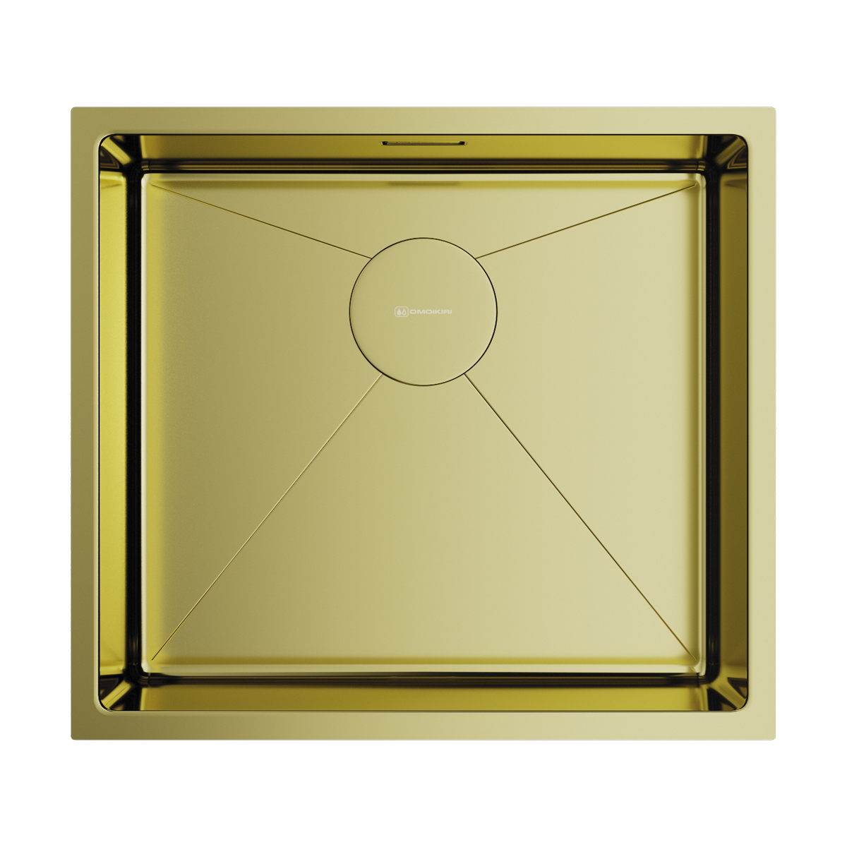 Кухонные мойки Кухонная мойка 490x440x200 Taki 49-U/IF-LG нержавеющая сталь/светлое золото 