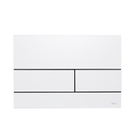 Системы инсталляции Панель смыва, металл, белая 