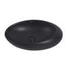 Раковины Раковина накладная 49х31 цвет черный матовый 