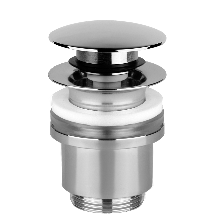 Комплектующие Gessi  Автоматический донный клапан &ldquo;Stop&Go&rdquo; для раковины c переливом, цвет: хром 