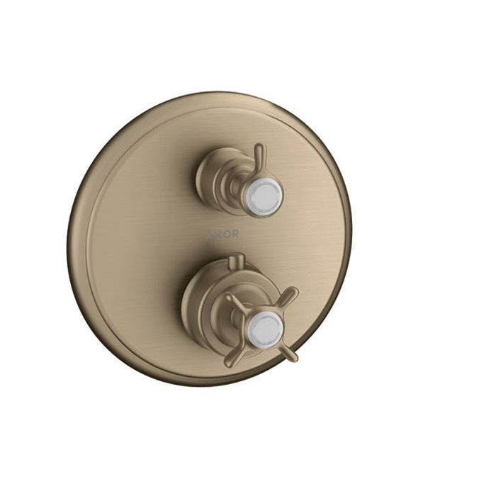 Смесители Термостат Ecostat E, встраиваемый, с 2 ручками, цвет никель шлифованный 