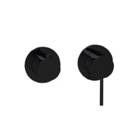 Смесители Смеситель для ванны на 2 или 3 потребителя, внешняя часть, чёрный матовый 