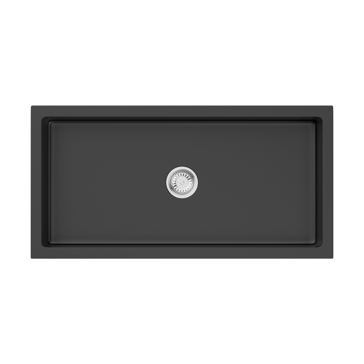 Кухонные мойки Кухонная мойка 910x460x254 Mikura 91-BL Natceramic/черный 