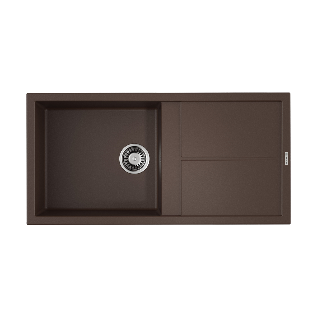 Кухонные мойки Кухонная мойка 1000x500x200 Sumi 100-DC Tetogranit/темный шоколад 