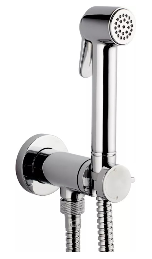 Смесители Комплект гигиенический: прогрессивный смеситель встроенный, лейка с клапаном подачи воды, шланг 1250 мм 