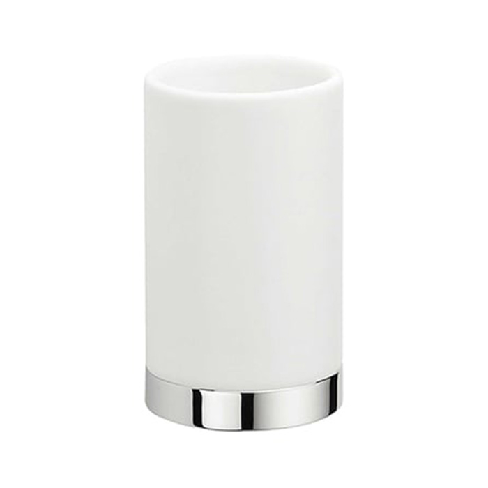 Стакан настольный, цвет хром