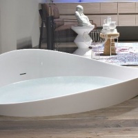 Ванны Ванна полувстраиваемая 172х168х64.5см, цвет: белый 