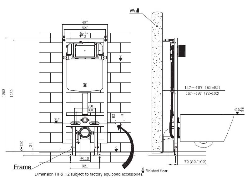 Системы инсталляции Система инсталляции с автосмывом  