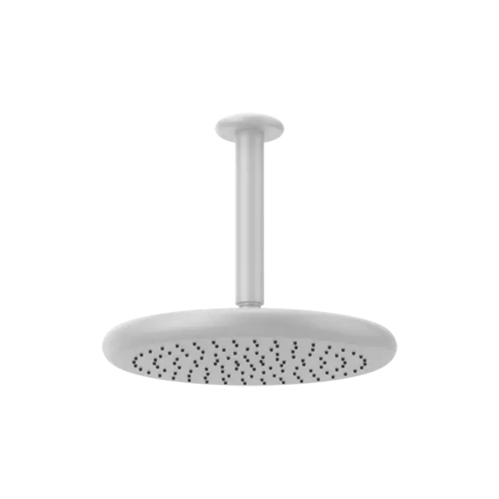 Душевая программа Верхний душ для потолочного крепления 306 мм, цвет белый 