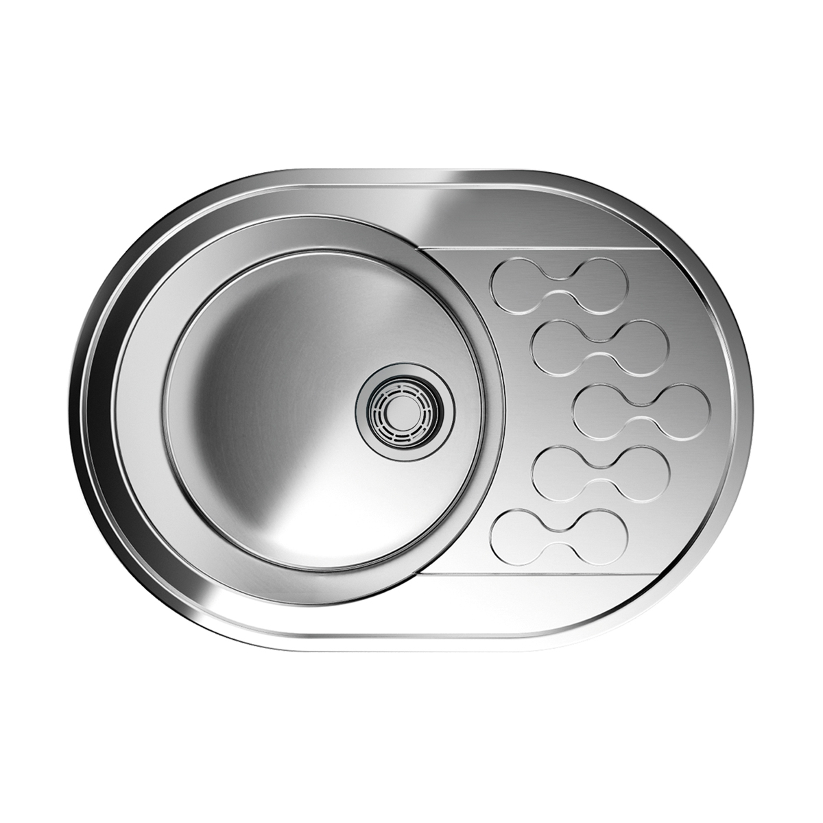 Кухонные мойки Кухонная мойка 650x460x180 Kasumigaura 65-IN нержавеющая сталь/нержавеющая сталь 