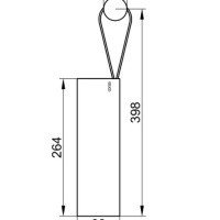Аксессуары для ванной Стеклоочиститель с настенным держателем (белый) 