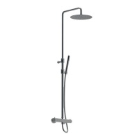 Душевая программа Душевая система - комплект с термостатом, никель матовый 