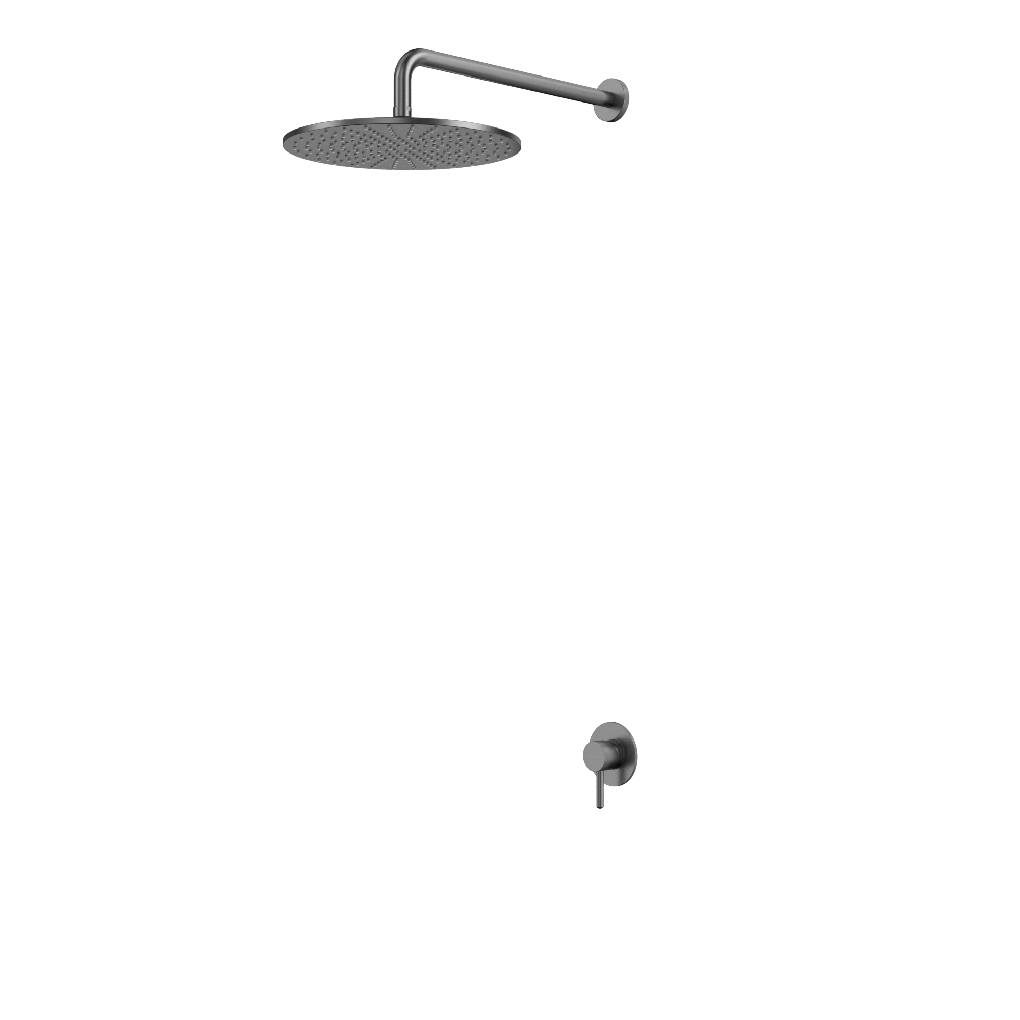 Душевая программа Система для душа скрытого монтажа YSET01GM (оружейная сталь) 