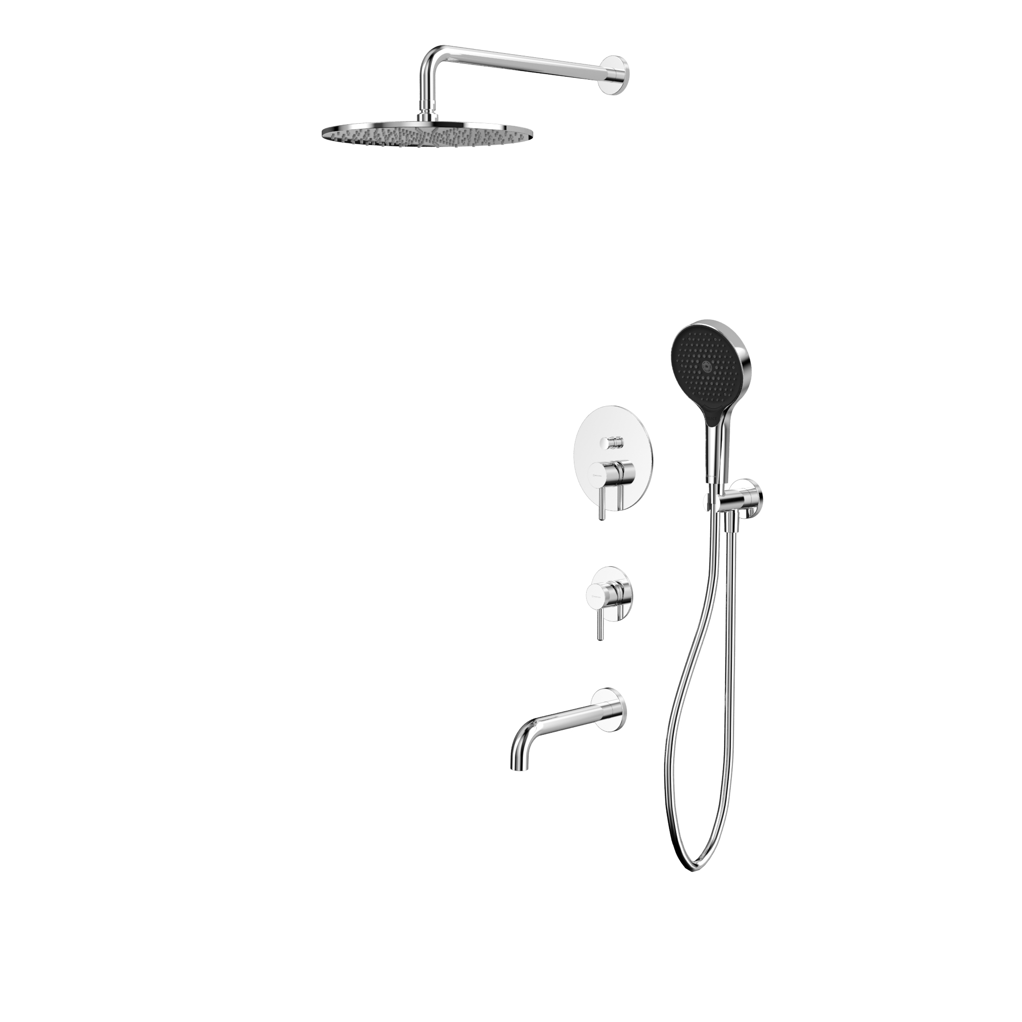 Душевая программа Система для ванны скрытого монтажа YSET07TOPCR (хром) 