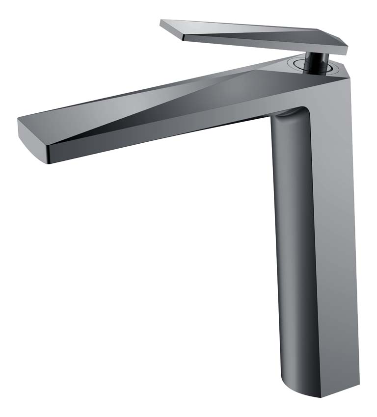 Смесители Смеситель для умывальника высокий Shine Gun Metall 