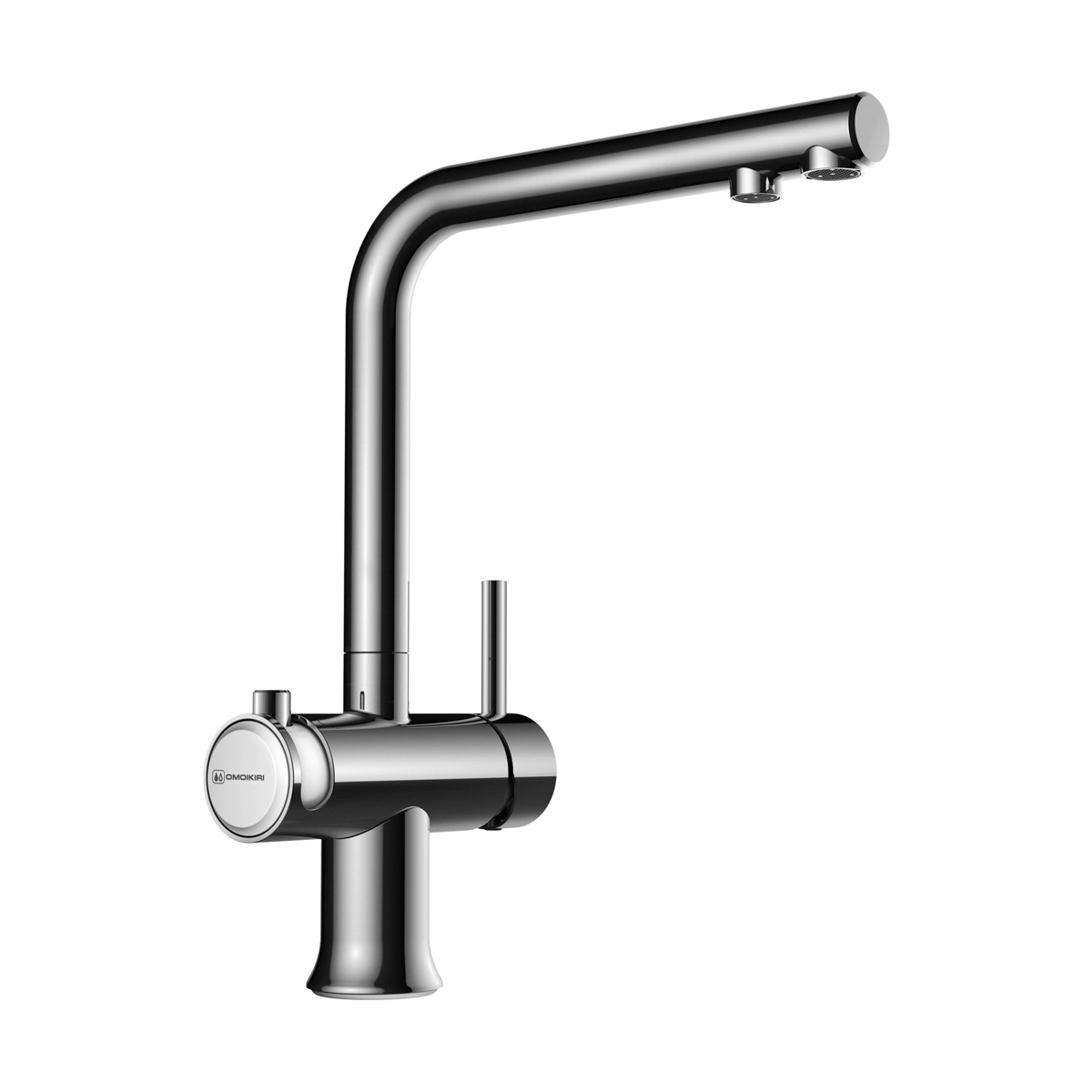 Смесители для кухни Смеситель для кухни Hotaru-CH-WH латунь/хром/белый 