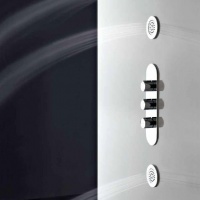 Смесители Внешняя часть термостатического смесителя хром 