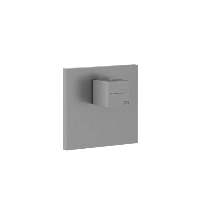 Смесители Встраиваемый термостат для душа, с 1 выходом, (внешние части), цвет хром 