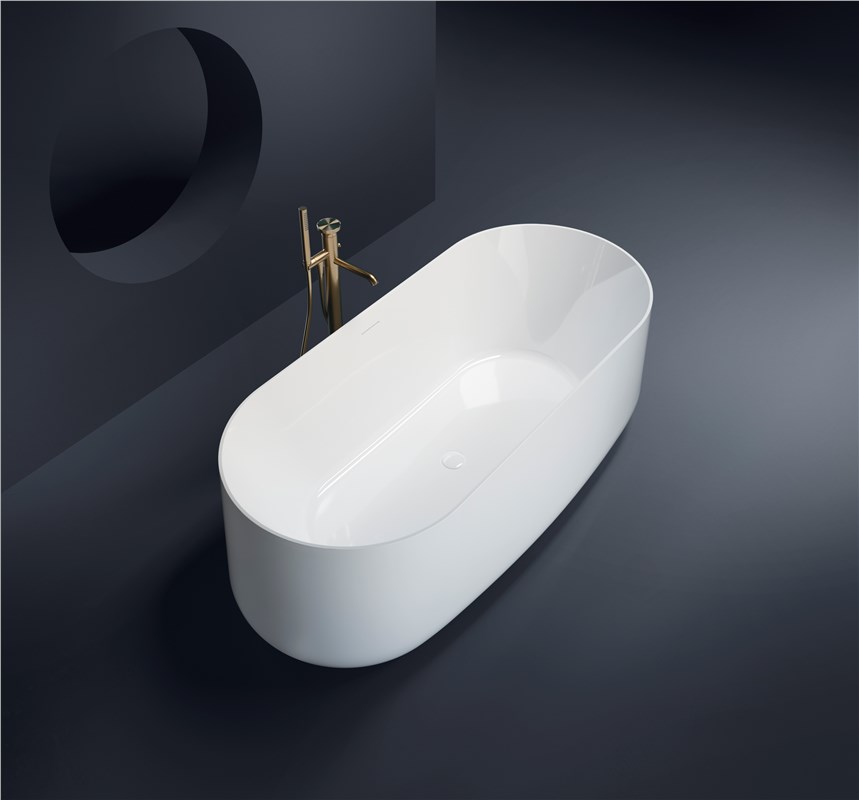 155x80x58h Ванна акриловая GLOSSY WHITE (Белый глянцевый)