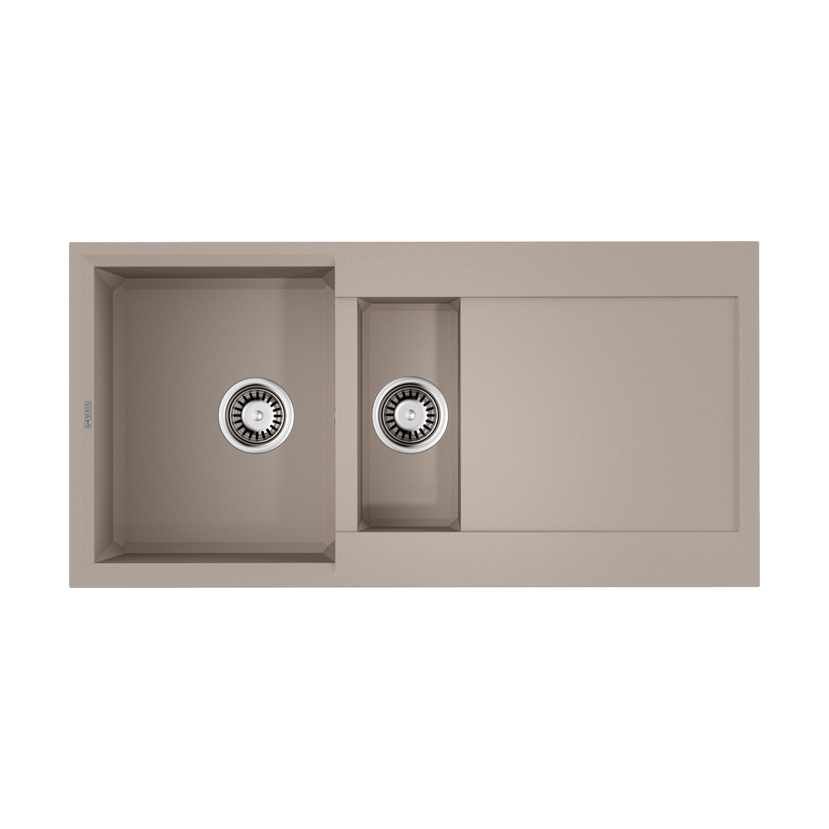 Кухонные мойки Кухонная мойка 1000x500x200 Sakaime 100-2-SA Tetogranit/бежевый 