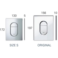 Системы инсталляции Rapid SL 39504000 - Система инсталляции для подвесного унитаза, в комплекте с клавшей смыва (хром) 