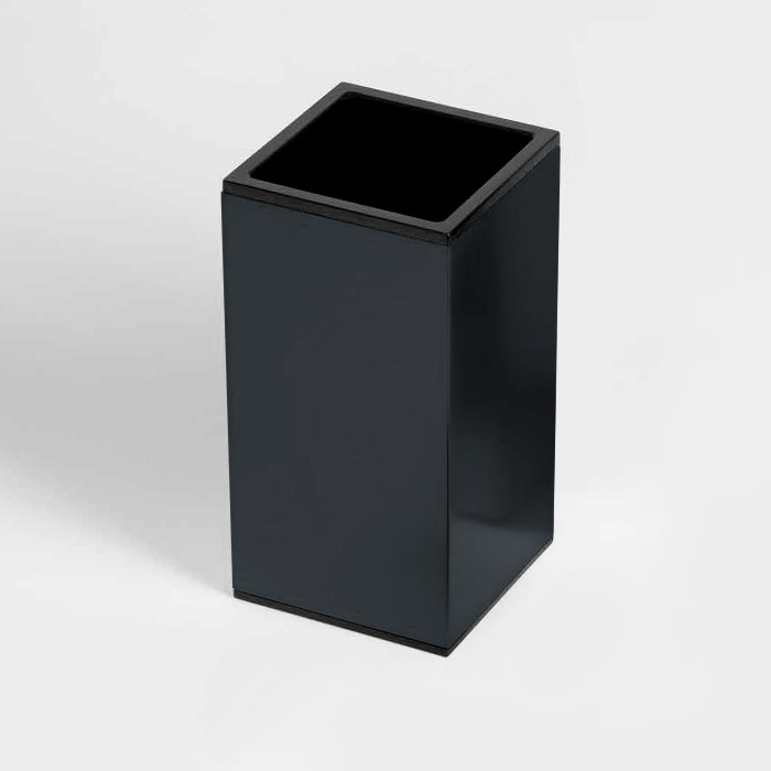 Стакан настольный, цвет графит матовый