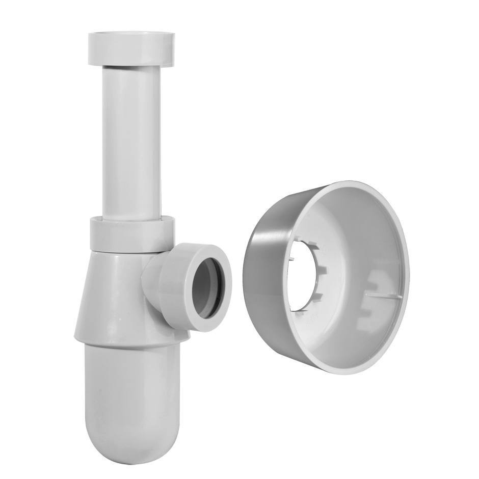 Комплектующие Сифон для раковины хром 