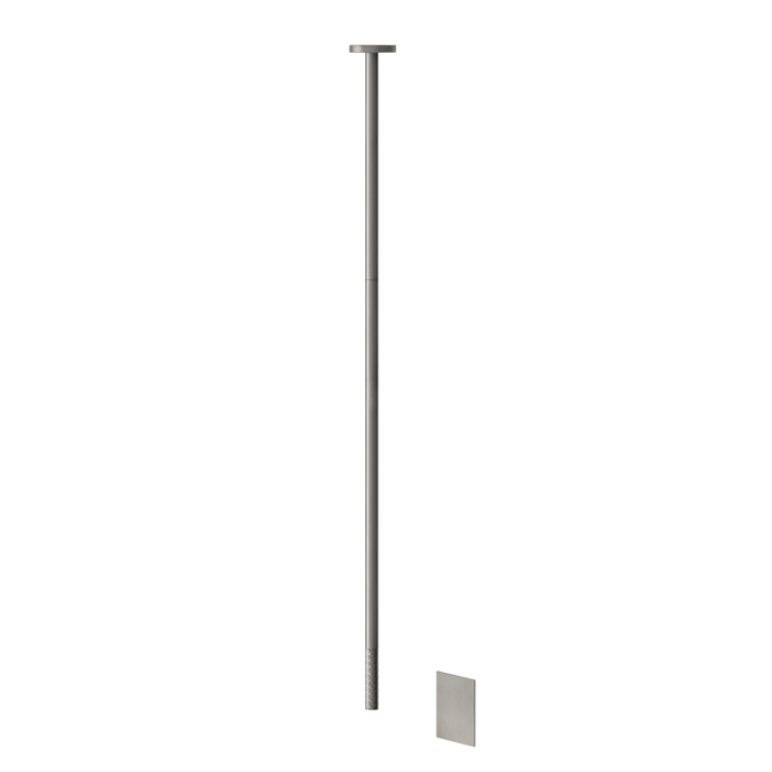 Смесители Смеситель для раковины потолочный, электронный, внешняя часть, цвет Steel Brushed 