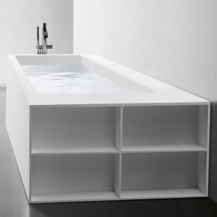 Ванны Ванна прямоугольная (2стороны) 200х90х53.5см, цвет: белый 