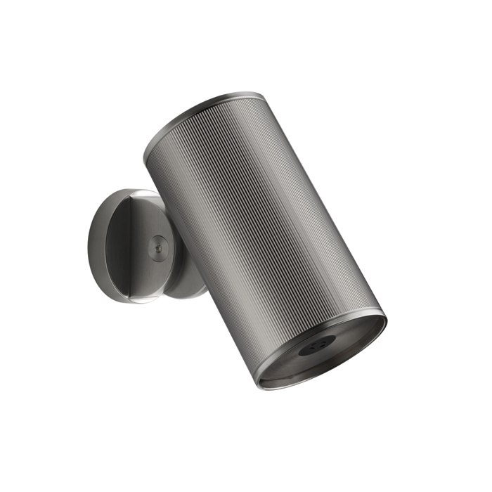 Душевая программа Верхний душ 79 мм, с настенным креплением, распыление, цвет Steel Brushed 